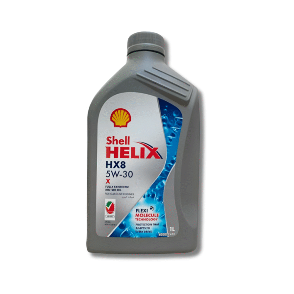 Shell Helix HX8 5W-30 Fully Synthetic Engine Oil – 1 Liter | Ultimate Engine Cleanliness & Fuel Efficiency