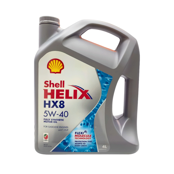 Shell Helix HX8 5W-40 Fully Synthetic Engine Oil – 4 Liters | Premium Performance, Advanced Wear Protection & Engine Cleanliness