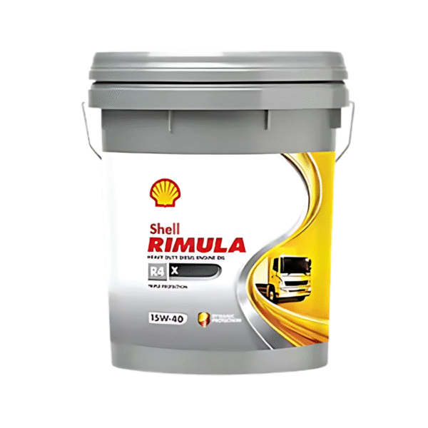 Shell Rimula R4 X 15W-40 Diesel Engine Oil – 20 Liters | Heavy-Duty CI-4 Rated Oil for Commercial Diesel Engines