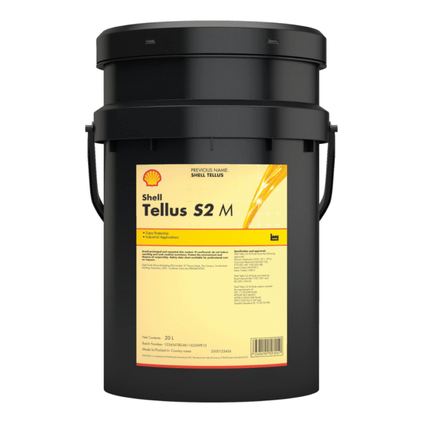 Shell Tellus S2 M68 – 20L Hydraulic Oil | ISO VG 68 High-Performance Mineral Hydraulic Fluid