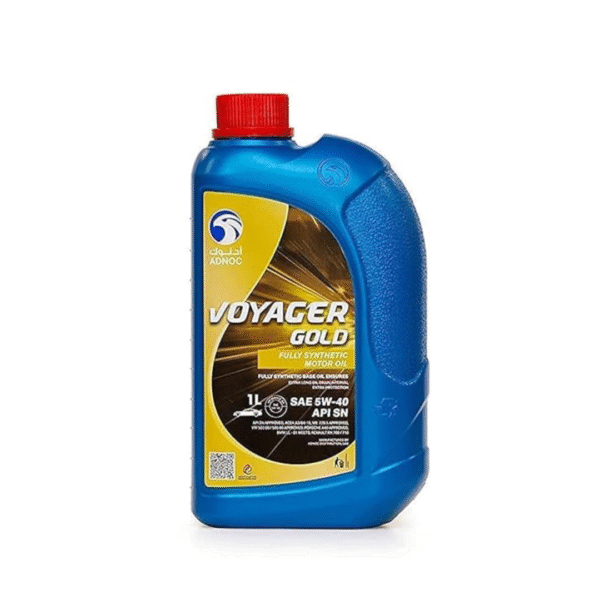 ADNOC Voyager Gold 5W-30 SN 1L – Fully Synthetic Engine Oil for Modern Petrol Engines
