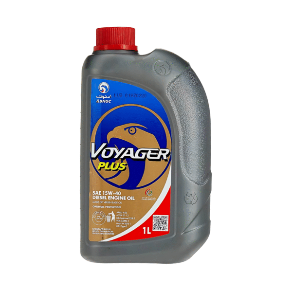 ADNOC Voyager Plus 15W-40 CH-4 1L – Multigrade Diesel Engine Oil for Light & Heavy-Duty Diesel Engines