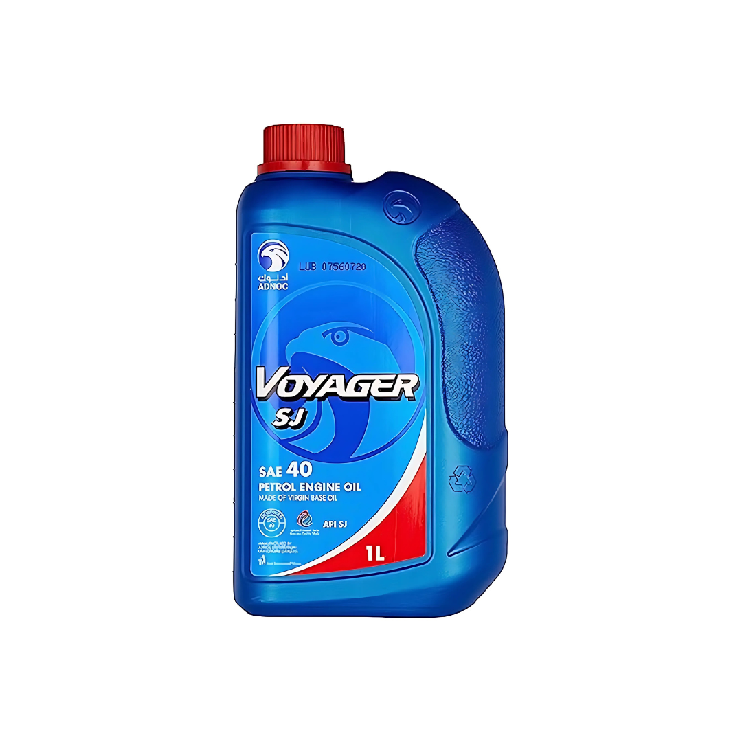 ADNOC VOYAGER SAE-40 SJ 12x1L ADNOC Voyager SAE 40 SJ 1L – Monograde Engine Oil for Gasoline Engines - Image 1