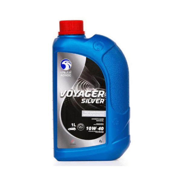 ADNOC Voyager Silver 10W-40 SN 1L – Semi-Synthetic Engine Oil for Gasoline Engines