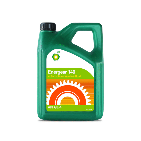 BP Energear SAE 140 GL‑4 Gear Oil – 4 L | Heavy-Duty Manual Gearbox Oil Safe for Bronze & Brass