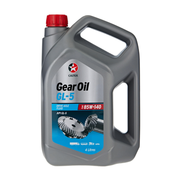 Caltex Gear Oil GL-5 85W-140 – 4L | High Viscosity Heavy-Duty Gear Lubricant for Differentials & Axles