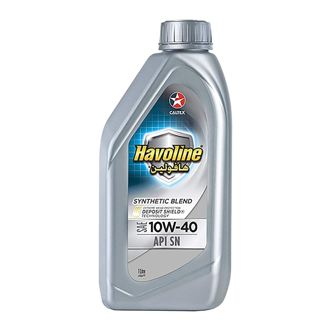 CALTEX SYNTHETIC BLEND 10w40 SN 1L Caltex Havoline Synthetic Blend 10W-40 SN – 1 Liter | Semi-Synthetic Motor Oil for Gasoline Engines - Image 1
