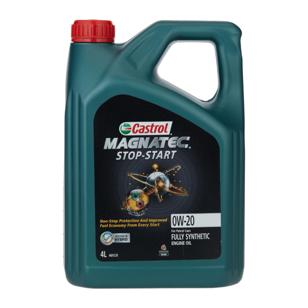 Castrol MAGNATEC STOP-START 0W-20 Engine Oil – 4L | Full Synthetic with DUALOCK Technology | Ultimate Wear Protection in Traffic