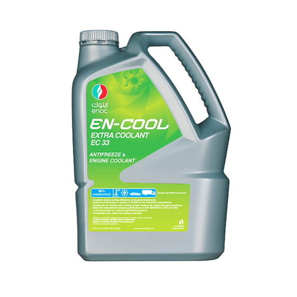 ENOC COOL EXTRA 33% Green Coolant 4L – Ready-to-Use Antifreeze & Engine Coolant