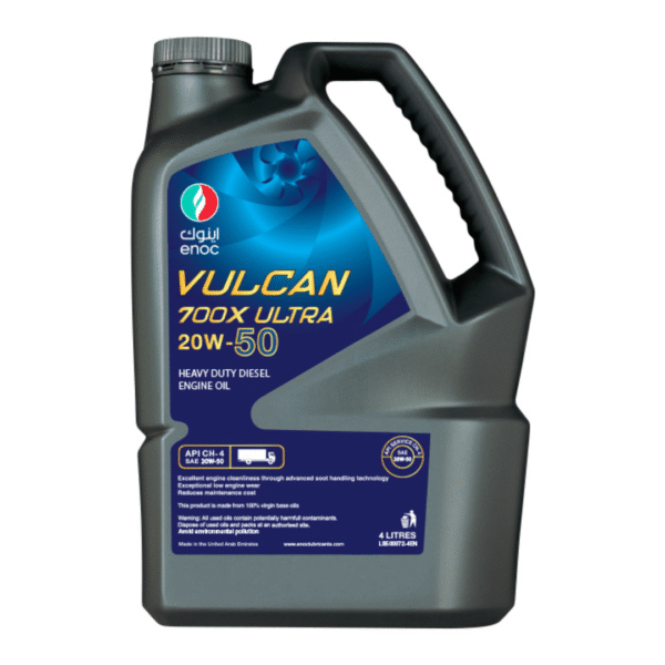 ENOC VULCAN 700X ULTRA 20W-50 CH4 5L – Premium Heavy-Duty Diesel Engine Oil