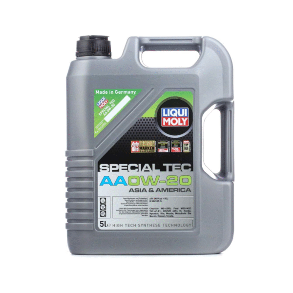 LIQUI MOLY Special Tec AA 0W‑20 Engine Oil – 4 L | Fully Synthetic Fuel‑Efficient Oil for Modern Asian & American Engines