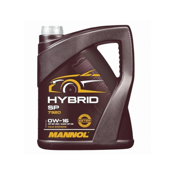 MANNOL MN7920 Hybrid 0W-16 – 5 Litre | Fully Synthetic Low-Viscosity Engine Oil for Hybrid & Modern Petrol Engines