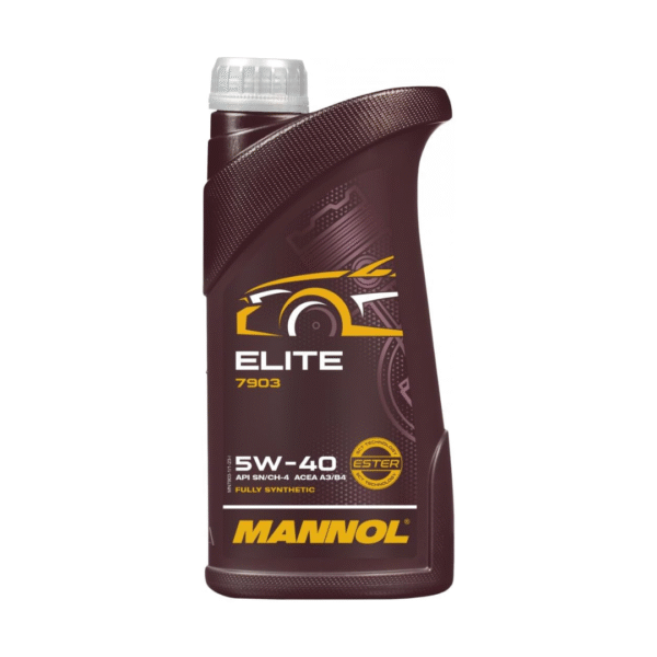 MANNOL MN7903 Elite 5W-40 – 1 Litre | Fully Synthetic Engine Oil for Petrol & Diesel Engines