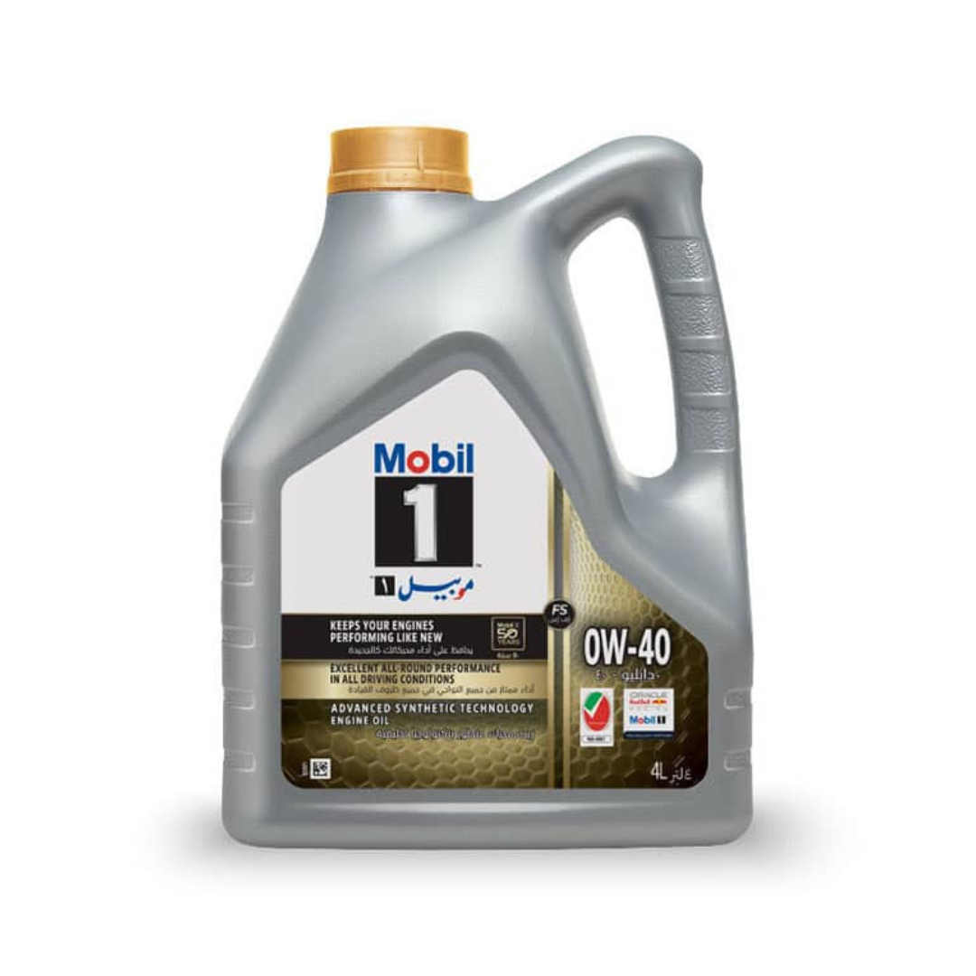 MOBIL 1 FS 0w40 4x4L Mobil 1 FS 0W-40 4L – Fully Synthetic Motor Oil | Ultimate Engine Protection for Gasoline & Diesel Vehicles - Image 1