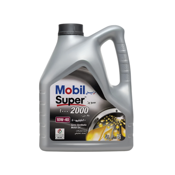 Mobil Super 2000 10W-40 4L – Synthetic Technology Engine Oil | Enhanced Protection for Gasoline & Diesel Engines