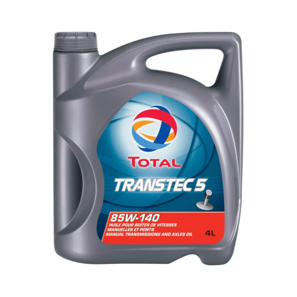 TOTAL TRANSTEC 85W-140 GL-5 Gear Oil – 4L | Heavy Duty Gearbox & Differential Lubricant
