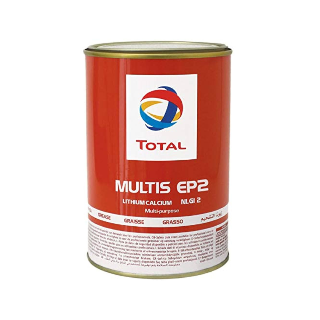 TOTAL MULTIS EP-2 12x1Kg. TOTAL MULTIS EP-2 Grease – 1Kg | Extreme Pressure Lithium Grease for Bearings & Chassis - Image 1