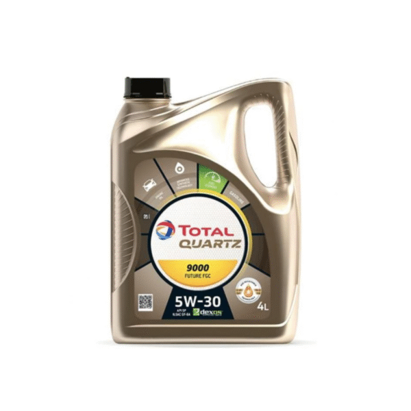 TOTAL QUARTZ 9000 5W-30 FUTURE FGC Engine Oil – 4L | Fully Synthetic Motor Oil for Ford, GM, and Asian Vehicles