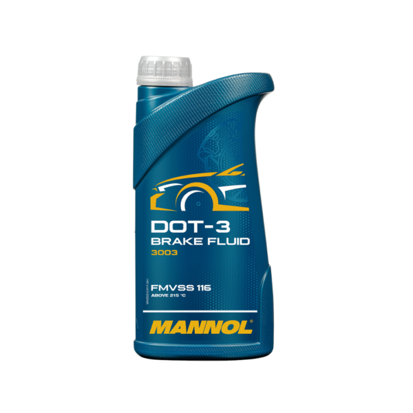 Mannol MN3003 Brake Oil DOT 3 – 250ml | Reliable Brake Fluid for Safe and Consistent Braking