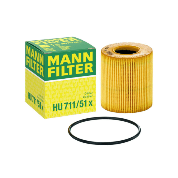 MANN FILTER HU 711/51 X Oil Filter – High-Performance Cartridge Filter for Passenger Cars & Light Commercial Vehicles
