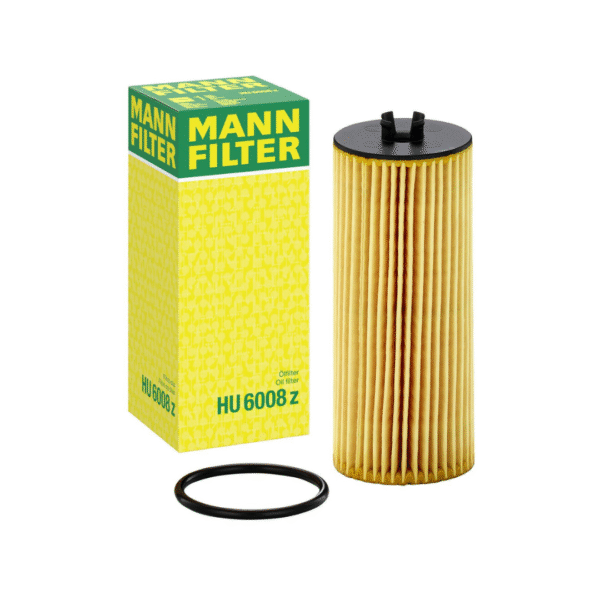 MANN FILTER HU 6008 Z Oil Filter – Premium Cartridge Oil Filter for Passenger Cars & Light Commercial Vehicles