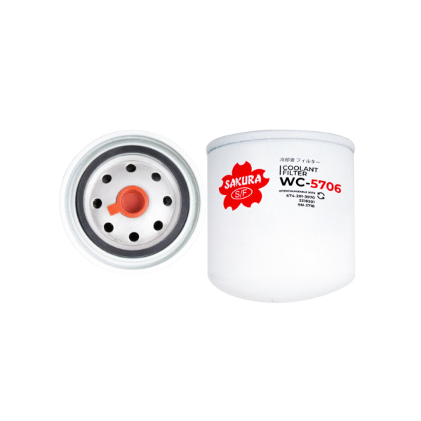 Sakura WC5706+ Coolant Filter | Heavy-Duty Engine Cooling System Protection