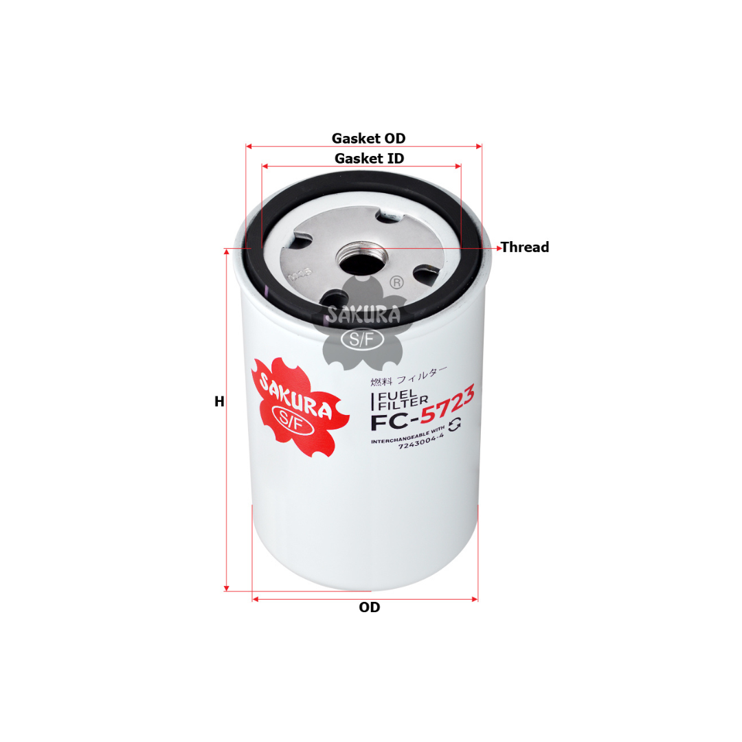 Untitled design Sakura FC5723+ Fuel Filter | High-Performance Engine & Fuel System Protection - Image 1