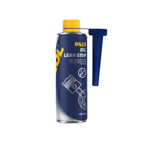 MANNOL MN9423 Oil Leak Stop 300ml – Engine Oil Additive to Prevent & Reduce Oil Leaks | Seal Conditioner & Engine Protection