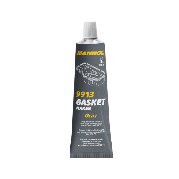 MANNOL MN9913 Silicone Gasket Grey 85g – High-Temperature RTV Sealant | Oil, Coolant & Waterproof Gasket Maker