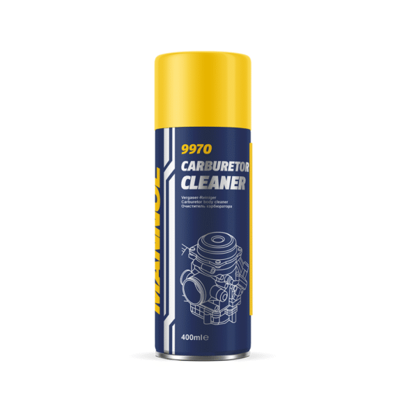 MANNOL MN9970 Carburetor Cleaner 400ml – Powerful Spray for Carburetors, Throttle & Intake Systems | Removes Carbon & Deposits