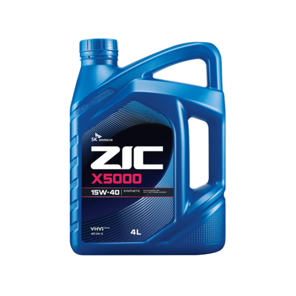 ZIC X5000 15W‑40 DEO Engine Oil – 5 L | Heavy-Duty Diesel & Gasoline Oil, API CH‑4/SJ