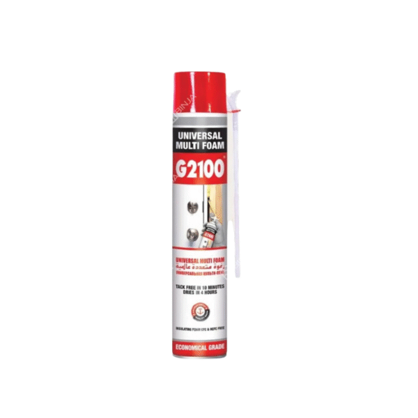 ASMACO PU Foam G2100 Straw 750ml – Multi-Purpose Insulation & Gap Filler Foam
