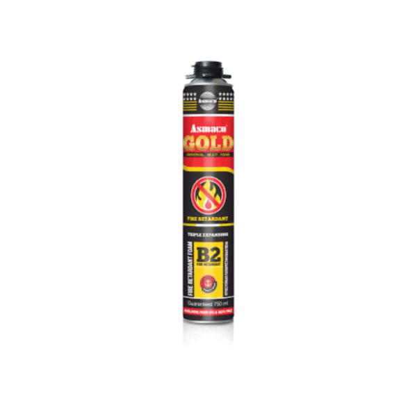 ASMACO PU Foam Gold Straw 750ml – Premium Expanding Insulation & Gap Filler