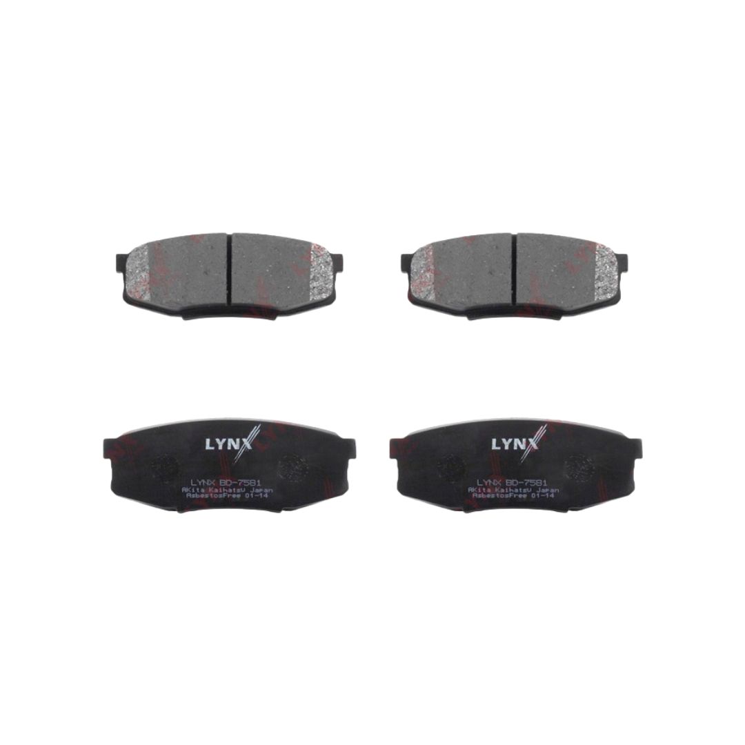 Untitled design LYNX Rear Brake Pad BD-7581 | 04466-60160 – Genuine Toyota Land Cruiser Brake Pads - Image 1